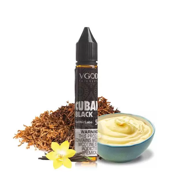 VGOD-CUBANO-BLACK-salt-2-600x600-1 سالت کوبانو بلک ویگاد سیگار برگ خامه 25mg - Image 1