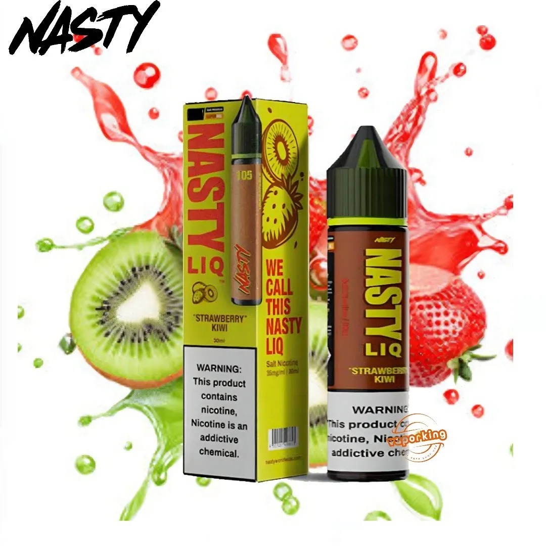 Nasty-LIQ-60ml-E-Liquid-Strawberry-Kiwi جویس نستی | Nasty Juice E-Liquid کیوی توتفرنگی - Image 1
