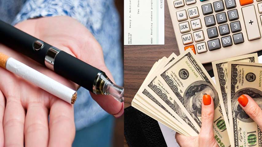 مقایسه هزینه ویپ با سیگار