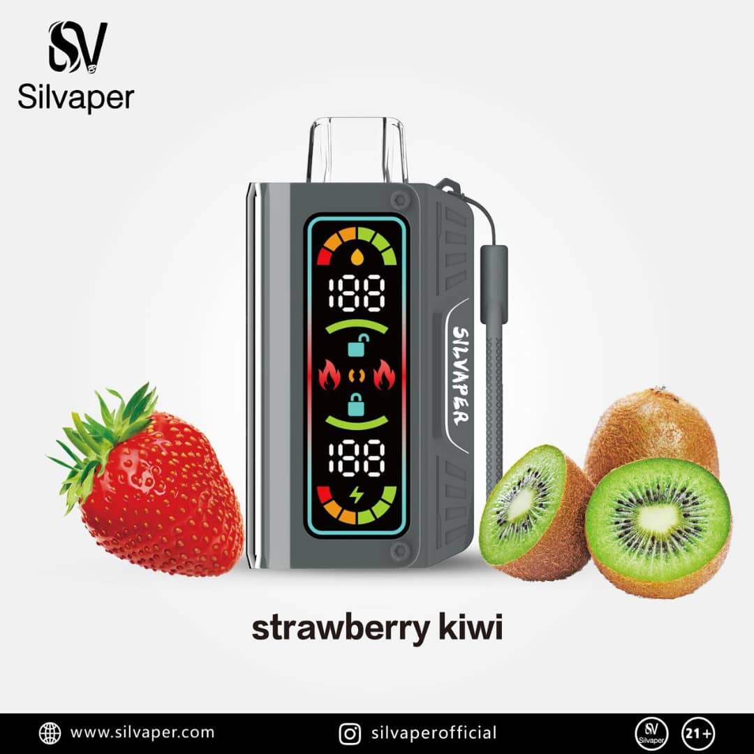 IMG_7058 ویپ یکبار مصرف سیلویپر SILVAPER 20000 Puff | کیوی توتفرنگی - Image 1